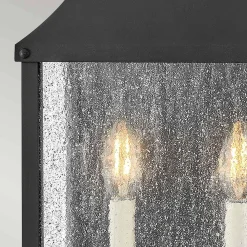 Latarnia naścienna Beacon Hill - 2 źródła światła - Czarna (HK-BEACON-HILL7-MB) - Hinkley