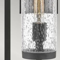 Latarnia naścienna Cordillera - 1 źródło światła - Czarna (HK-CORDILLERA-M-BK) - Hinkley