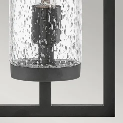 Latarnia naścienna Cordillera - 1 źródło światła - Czarna (HK-CORDILLERA-M-BK) - Hinkley