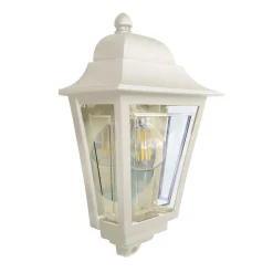 Latarnia naścienna Deco Lane - 1 źródło światła - Kremowa (DECO-LANE7-CREAM) - Elstead Lighting