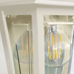 Latarnia naścienna Deco Lane - 1 źródło światła - Kremowa (DECO-LANE7-CREAM) - Elstead Lighting