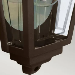 Latarnia naścienna Deco Lane - 1 źródło światła - Brązowa (DECO-LANE7-BRONZE) - Elstead Lighting