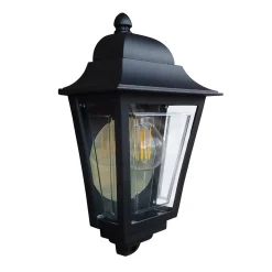 Latarnia naścienna Deco Lane - 1 źródło światła - Czarna (DECO-LANE7-BLACK) - Elstead Lighting