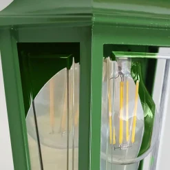 Latarnia naścienna Deco Lane - 1 źródło światła - Zielona (DECO-LANE7-GREEN) - Elstead Lighting