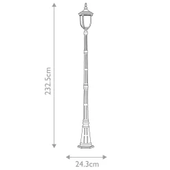 Latarnia stojąca Cleveland (CL5-M) - Elstead Lighting