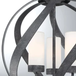 Latarnia wisząca Blacksmith - 3 źródła światła (QN-BLACKSMITH-3P-OBK) - Quintiesse