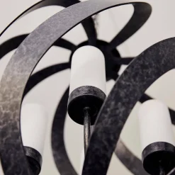 Latarnia wisząca Blacksmith - 4 źródła światła (QN-BLACKSMITH-4P-OBK) - Quintiesse