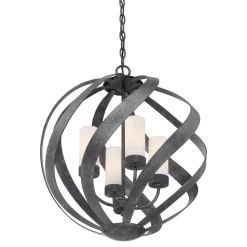 Latarnia wisząca Blacksmith - 4 źródła światła (QN-BLACKSMITH-4P-OBK) - Quintiesse