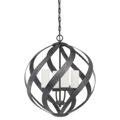 Latarnia wisząca Blacksmith - 4 źródła światła (QN-BLACKSMITH-4P-OBK) - Quintiesse