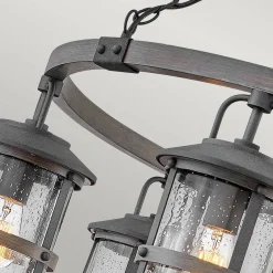 Latarnia wisząca Lakehouse - 6 źródeł światła (QN-LAKEHOUSE6-P-DZ) - Quintiesse