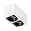 LED lampa COURSE 2 DIM 2*8,9WWhite&Black IP20 CRI80 3000K (03370W/B) - ZARlight