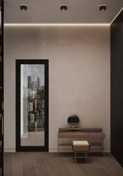 LED lampa VITALITY FIXED EXTRA-12W DIM U&D Black IP20 CRI90 3000K (03378B) - ZARlight