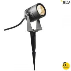 LED SPIKE, lampa wbijana w grunt LED, outdoor, kolor antracytowy, IP55, 3000K, 40° (1002201) SLV
