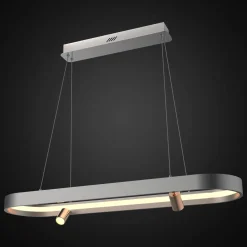 Ledowa lampa wisząca Spectra No.4 Altavola Design (LA114/P_92_2+1_grey_gold) - ALTAVOLA DESIGN