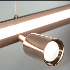 Ledowa lampa wisząca Spectra No.4 Altavola Design (LA114/P_92_2+1_grey_gold) - ALTAVOLA DESIGN