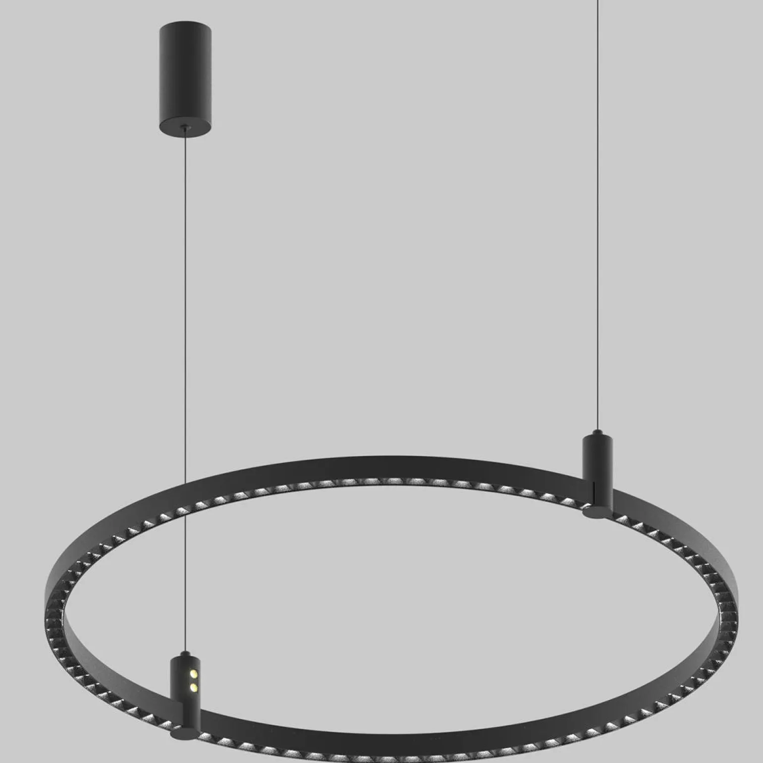 Ledowa lampa wisząca Diamante No.2 CO1 100 cm czarna Altavola Design (LA118/CO1_100_black) - ALTAVOLA DESIGN