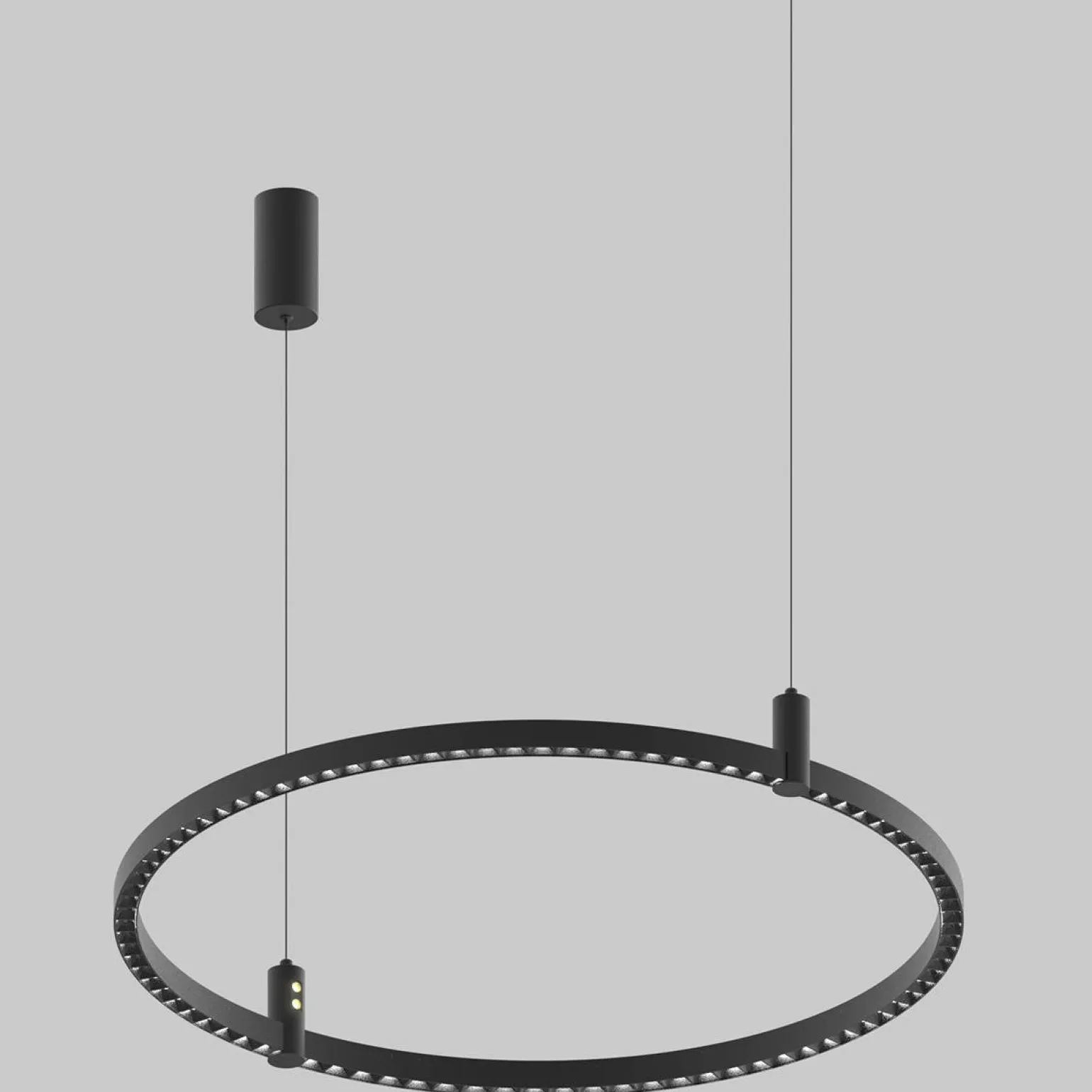 Ledowa lampa wisząca Diamante No.2 CO1 80 cm czarna Altavola Design (LA118/CO1_80_black) - ALTAVOLA DESIGN