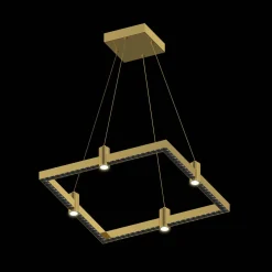 Ledowa lampa wisząca Diamante No.1 P1 67cm złota Altavola Design (LA117/P1_67_gold) - ALTAVOLA DESIGN