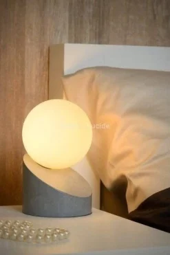 LEN lampa stołowa szary 45561/01/36 Lucide