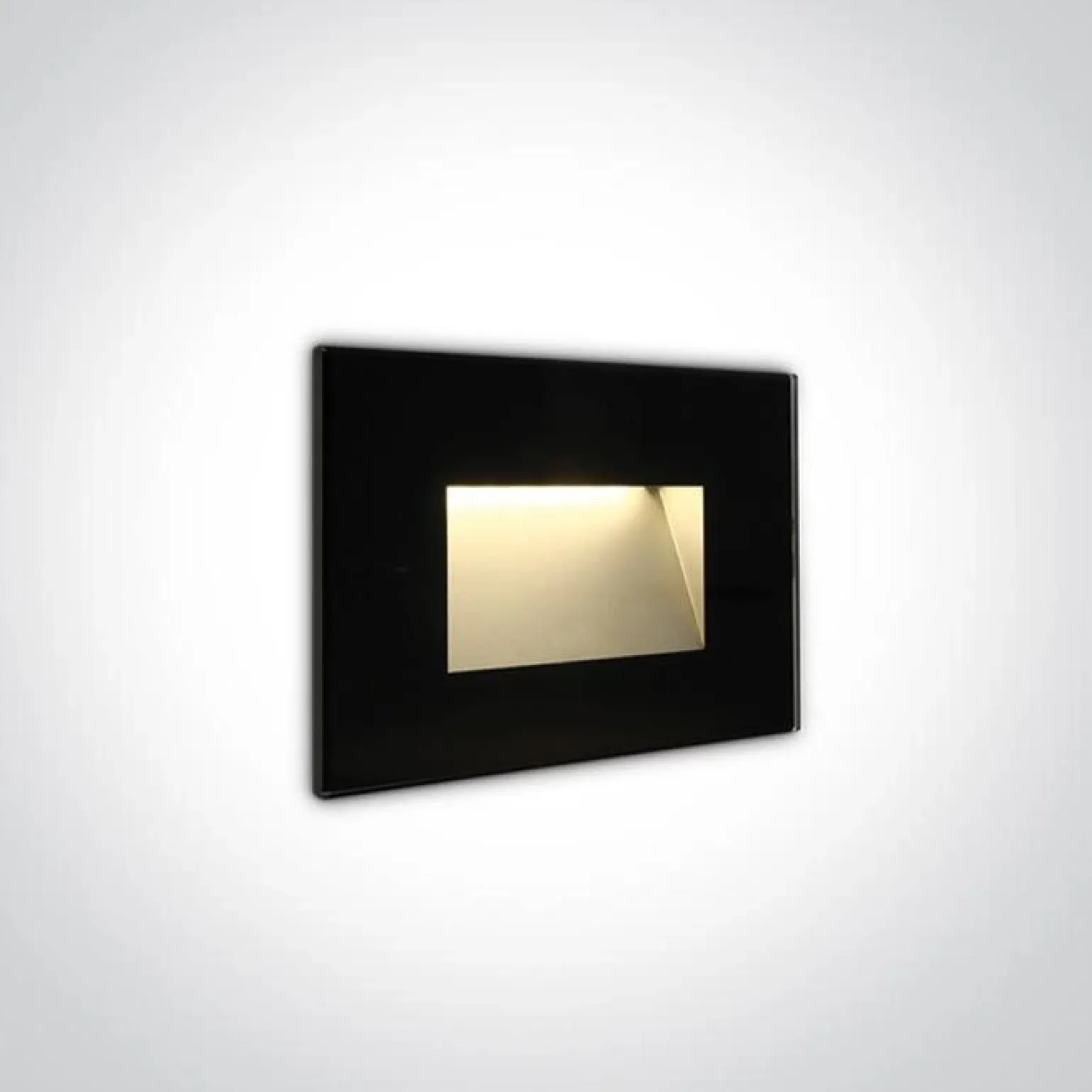 LEVIDI wpust ścienny czarny (68076/B/W) - One Light