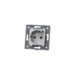 LIVOLO Wkład Gniazda Elektrycznego 16A + Ładowarka Usb-C 18W Srebrny WG-71EU-S+USB-64