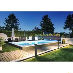 L-LINE OUT 80 FL Pole, zewnętrzna lampa podłogowa LED pozioma, kolor antracytowy, przełącznik CCT, 3000/4000 K (1003538) - SLV