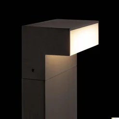 L-LINE OUT 50 FL Pole, zewnętrzna lampa podłogowa LED pozioma, kolor antracytowy, przełącznik CCT, 3000/4000 K (1003537) - SLV