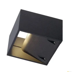 LOGS WALL, lampa ścienna outdoor, LED, 3000K, IP44, kwadratowa, kolor antracytowy, 8W (232105) - SLV