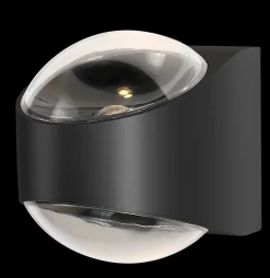 LUCENT LAMPA ZEWNĘTRZNA KINKIET CZARNY/BLACK (SJ12431) - Zuma Line