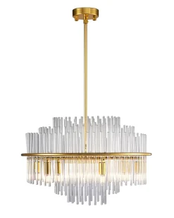Luksusowa lampa wisząca LUXORIA złota 50*35 cm (ST-8530 gold) - Step into Design