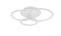 LUNAR LAMPA SUFITOWA BIAŁA-CHROM/WHITE-CHROME (MS238130-WH) - Zuma Line