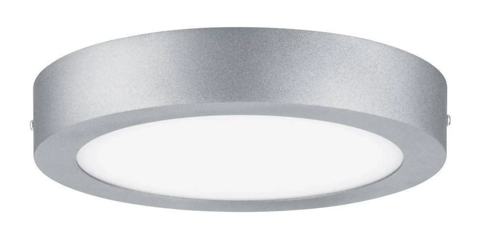 Lunar LED Panel 3000K 225mm 15,5W 230V Chrom Mat Aluminium (PL70654) - PAULMANN