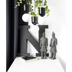 LUOTI 3L czarna potrójna lampa wisząca (LUL322P0) - Ummo