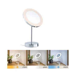 Lusterko kosmetyczne MASUA LED 4W 2700/4000/6500K +wyłącznik IP44 230V chrom / metal (PL71150) - PAULMANN