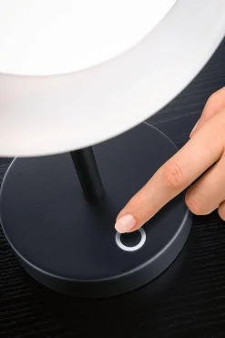 Lusterko kosmetyczne MASUA LED 4W 2700/4000/6500K +wyłącznik IP44 230V czarny matowy / metal (PL71151) - PAULMANN