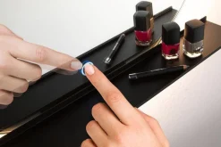 Lustro łazienkowe z półką MIRO LED DIM IP44 czarny Ø 50 (PL71091) - PAULMANN