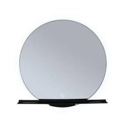 Lustro łazienkowe z półką MIRO LED DIM IP44 czarny Ø 50 (PL71091) - PAULMANN