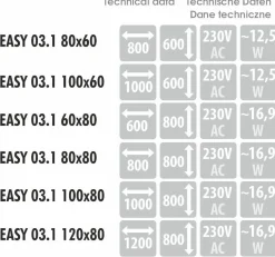 Lustro EASY 03 (EASY03) - MCJ