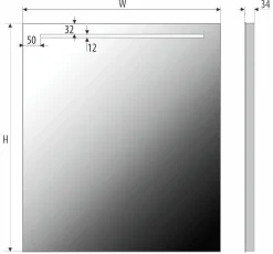 Lustro EASY ALU 01 (EASYALU01) - MCJ