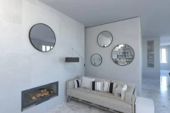 Lustro okrągłe RONDA w ramie - MCJ