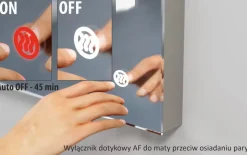 Lustro prostokątne ASTON w ramie z oświetleniem LED - MCJ