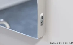 Lustro prostokątne ATLAS w ramie - MCJ