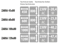 Lustro ZARIA BLACK - MCJ