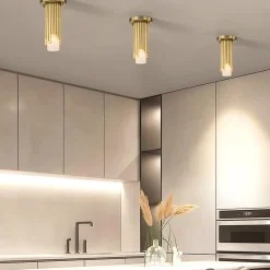 Mała lampa wisząca Marvele - 1 źródło światła - Postarzany mosiądz (MARVELE-MP-AB-OPAL) - Elstead Lighting