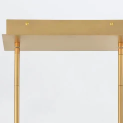 Mała lampa wyspowa Inizio - Szczotkowane złoto (QN-INIZIO-LP-S-BG) - Quintiesse