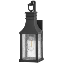 Mała latarnia naścienna Beacon Hill - 1 źródło światła - Czarna (HK-BEACON-HILL-S-MB) - Hinkley