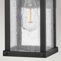 Mała latarnia naścienna Beacon Hill - 1 źródło światła - Czarna (HK-BEACON-HILL-S-MB) - Hinkley