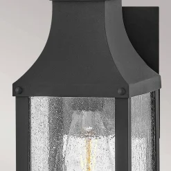 Mała latarnia naścienna Beacon Hill - 1 źródło światła - Czarna (HK-BEACON-HILL-S-MB) - Hinkley