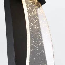 Mała latarnia naścienna Kabo - Teksturowana czerń (QN-KABO-S-BK) - Quintiesse