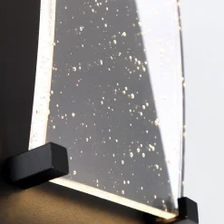 Mała latarnia naścienna Kabo - Teksturowana czerń (QN-KABO-S-BK) - Quintiesse